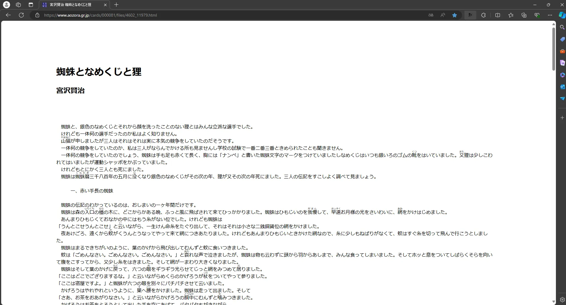 Initial screen before conversion